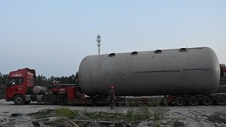 湖南临湘至新疆超大件物流项目交付110吨球磨机大型设备7天安全抵达